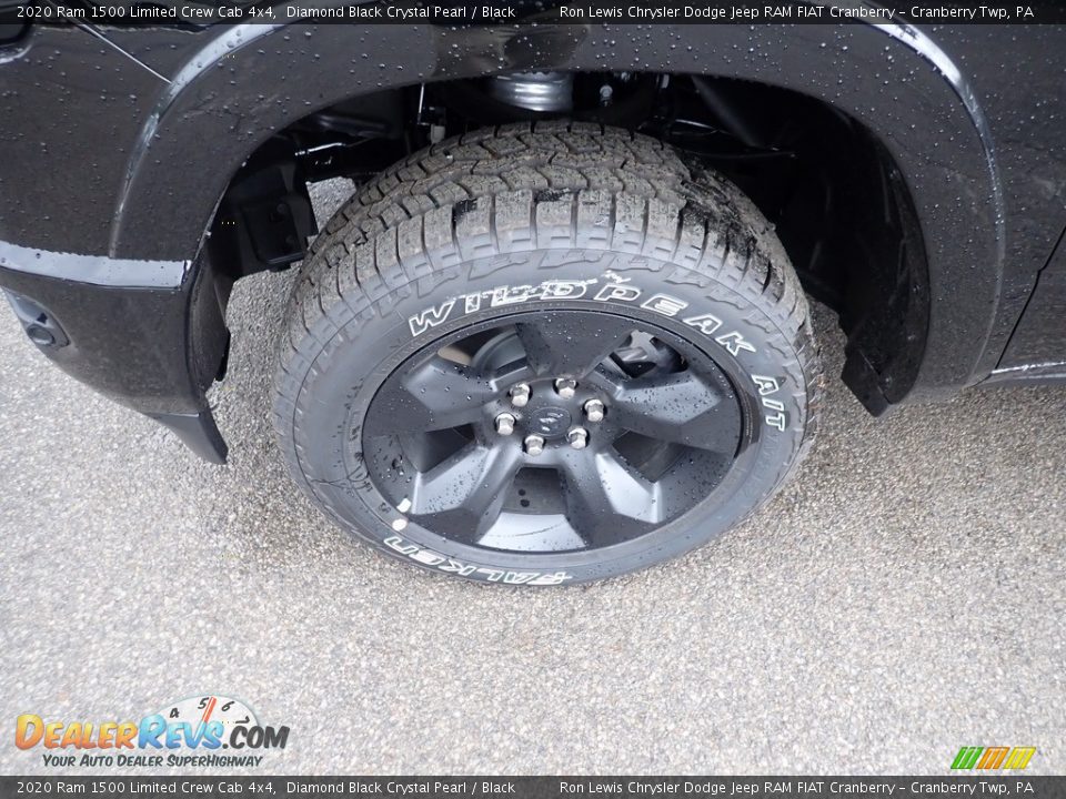 2020 Ram 1500 Limited Crew Cab 4x4 Diamond Black Crystal Pearl / Black Photo #2