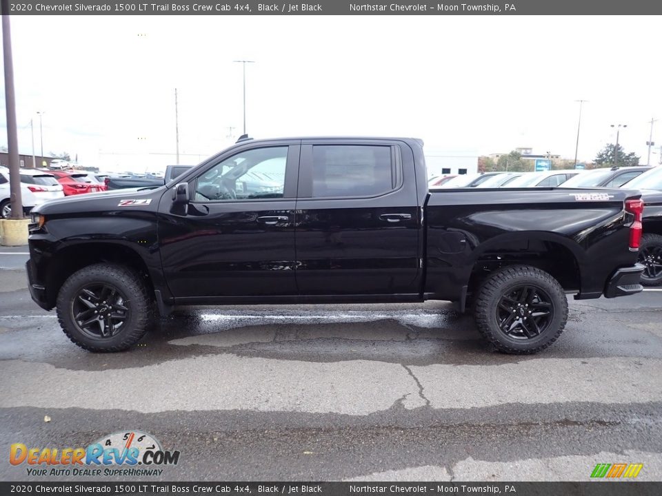 2020 Chevrolet Silverado 1500 LT Trail Boss Crew Cab 4x4 Black / Jet Black Photo #2