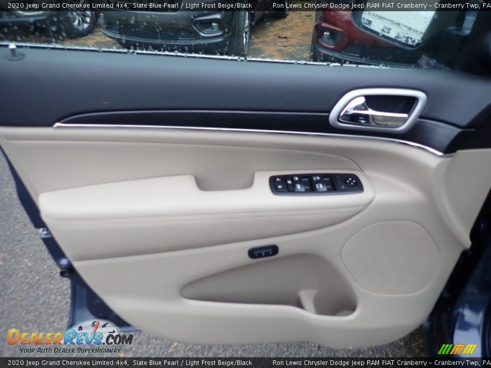 2020 Jeep Grand Cherokee Limited 4x4 Slate Blue Pearl / Light Frost Beige/Black Photo #14