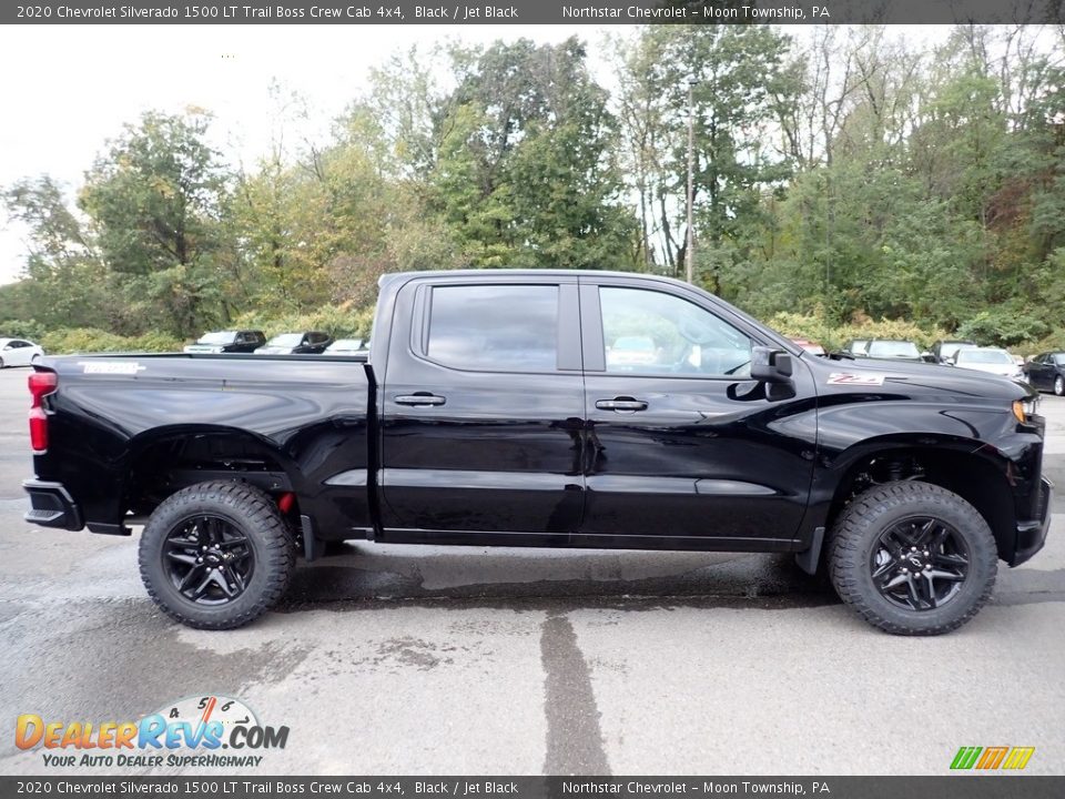 Black 2020 Chevrolet Silverado 1500 LT Trail Boss Crew Cab 4x4 Photo #6