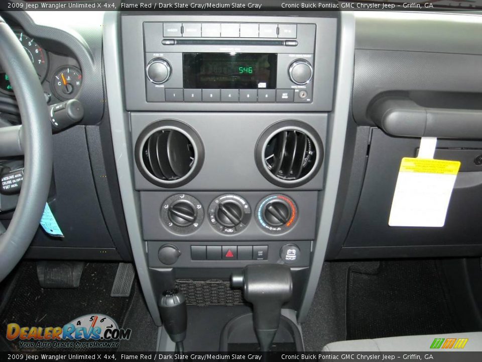 2009 Jeep Wrangler Unlimited X 4x4 Flame Red / Dark Slate Gray/Medium Slate Gray Photo #23