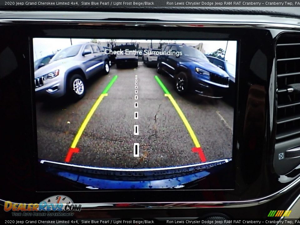2020 Jeep Grand Cherokee Limited 4x4 Slate Blue Pearl / Light Frost Beige/Black Photo #18
