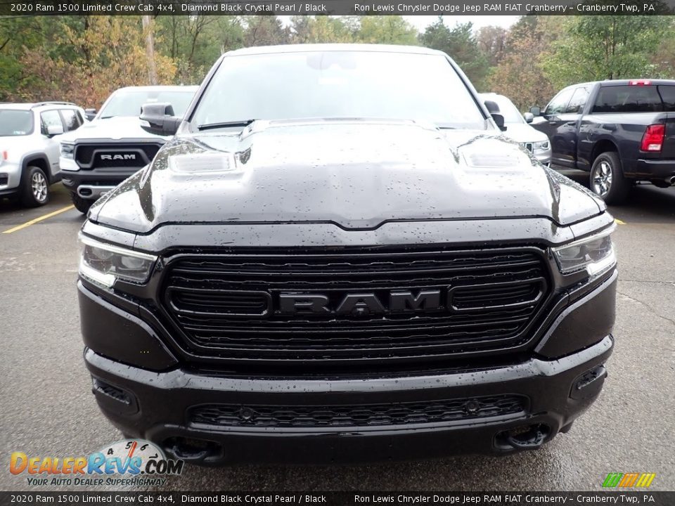 2020 Ram 1500 Limited Crew Cab 4x4 Diamond Black Crystal Pearl / Black Photo #9