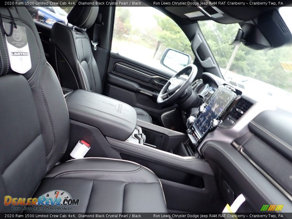 2020 Ram 1500 Limited Crew Cab 4x4 Diamond Black Crystal Pearl / Black Photo #10