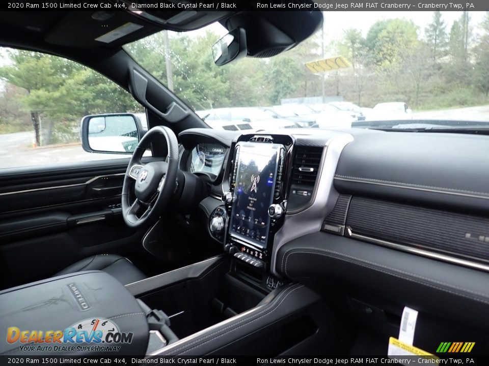 2020 Ram 1500 Limited Crew Cab 4x4 Diamond Black Crystal Pearl / Black Photo #11
