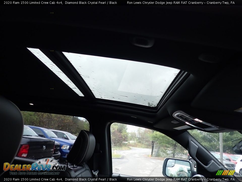 2020 Ram 1500 Limited Crew Cab 4x4 Diamond Black Crystal Pearl / Black Photo #12