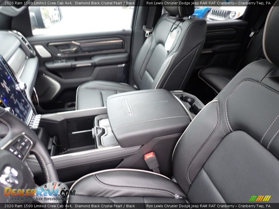2020 Ram 1500 Limited Crew Cab 4x4 Diamond Black Crystal Pearl / Black Photo #16
