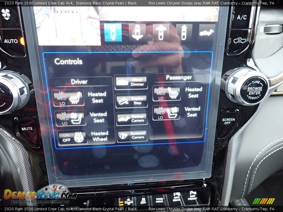 2020 Ram 1500 Limited Crew Cab 4x4 Diamond Black Crystal Pearl / Black Photo #18