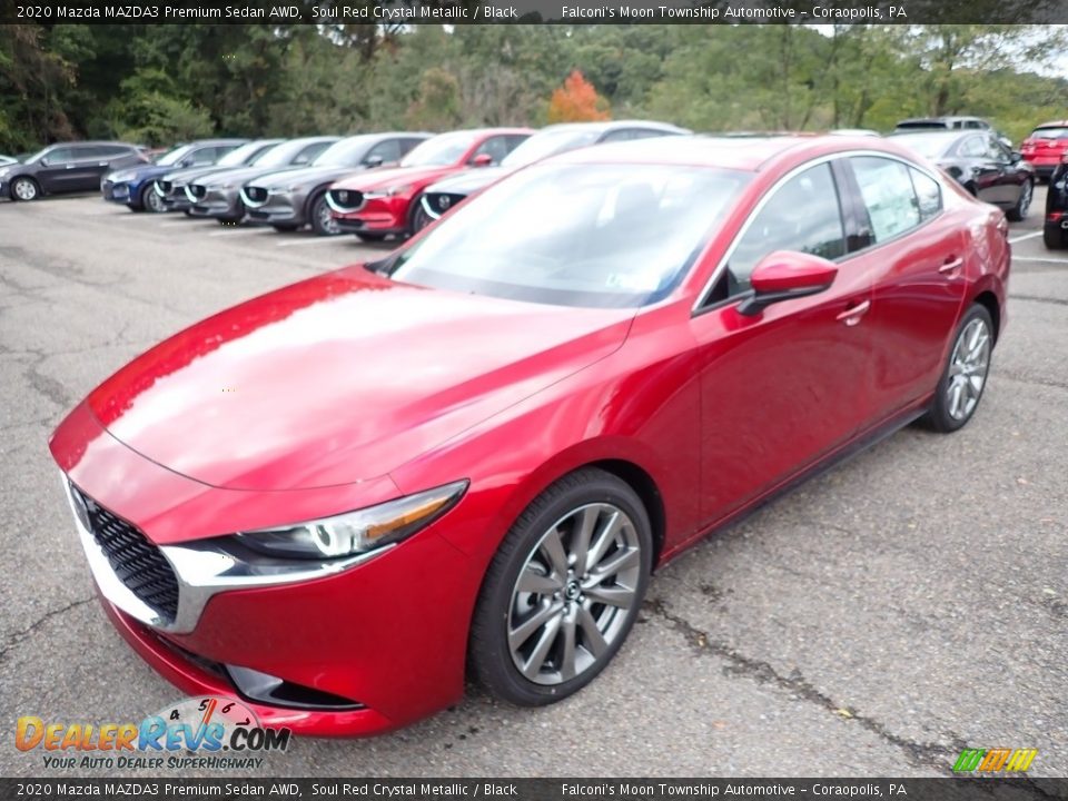 Front 3/4 View of 2020 Mazda MAZDA3 Premium Sedan AWD Photo #5