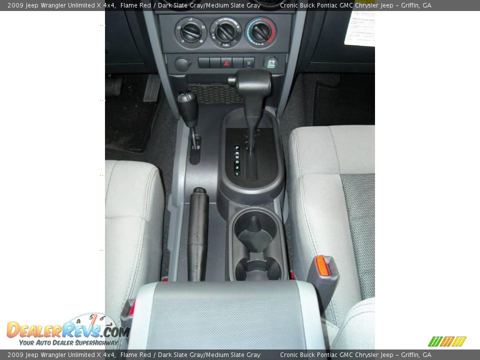 2009 Jeep Wrangler Unlimited X 4x4 Flame Red / Dark Slate Gray/Medium Slate Gray Photo #24