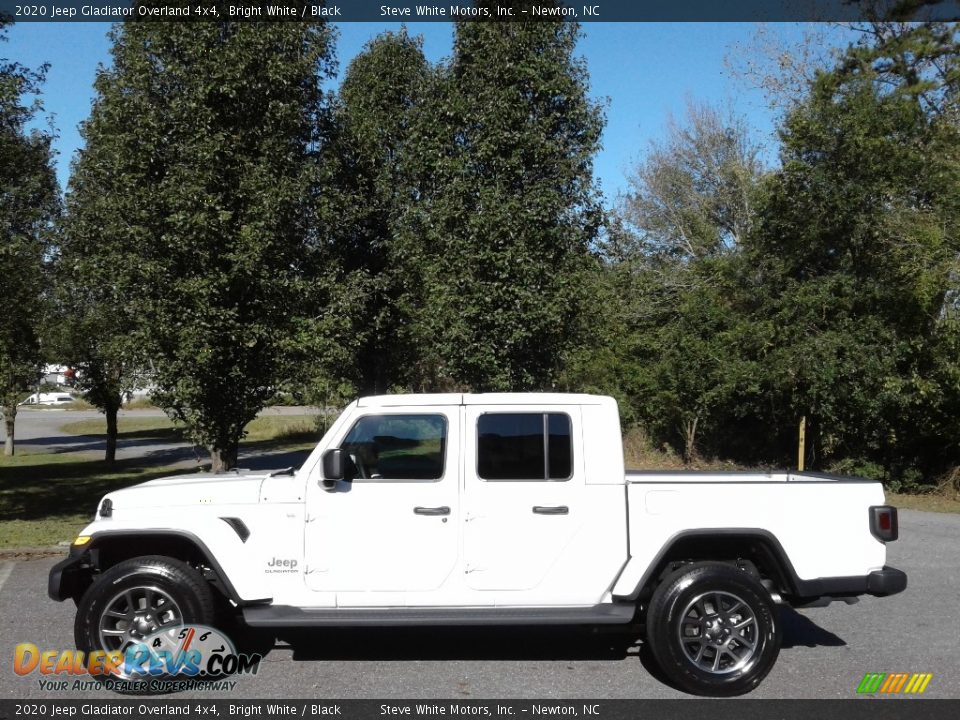 2020 Jeep Gladiator Overland 4x4 Bright White / Black Photo #1