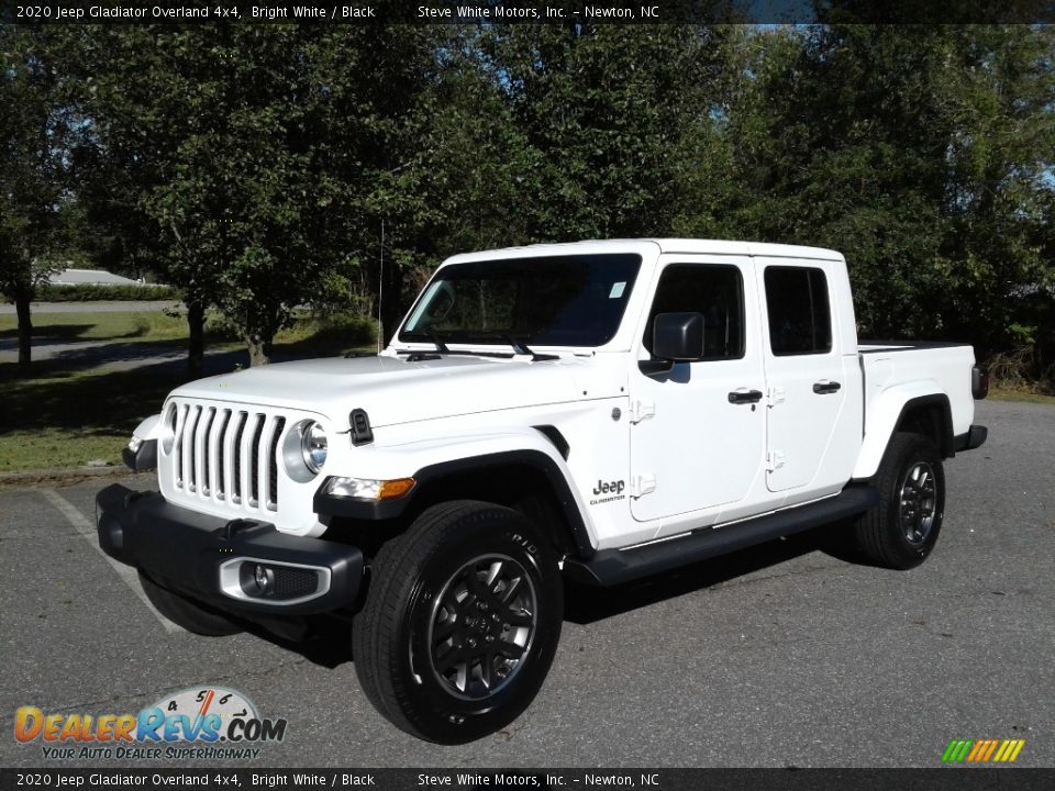 2020 Jeep Gladiator Overland 4x4 Bright White / Black Photo #2