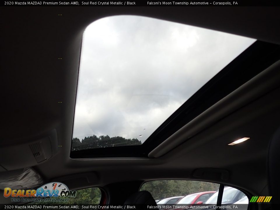 Sunroof of 2020 Mazda MAZDA3 Premium Sedan AWD Photo #13