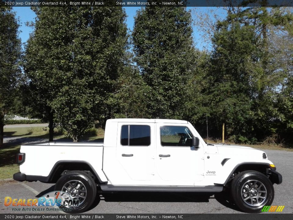 2020 Jeep Gladiator Overland 4x4 Bright White / Black Photo #5