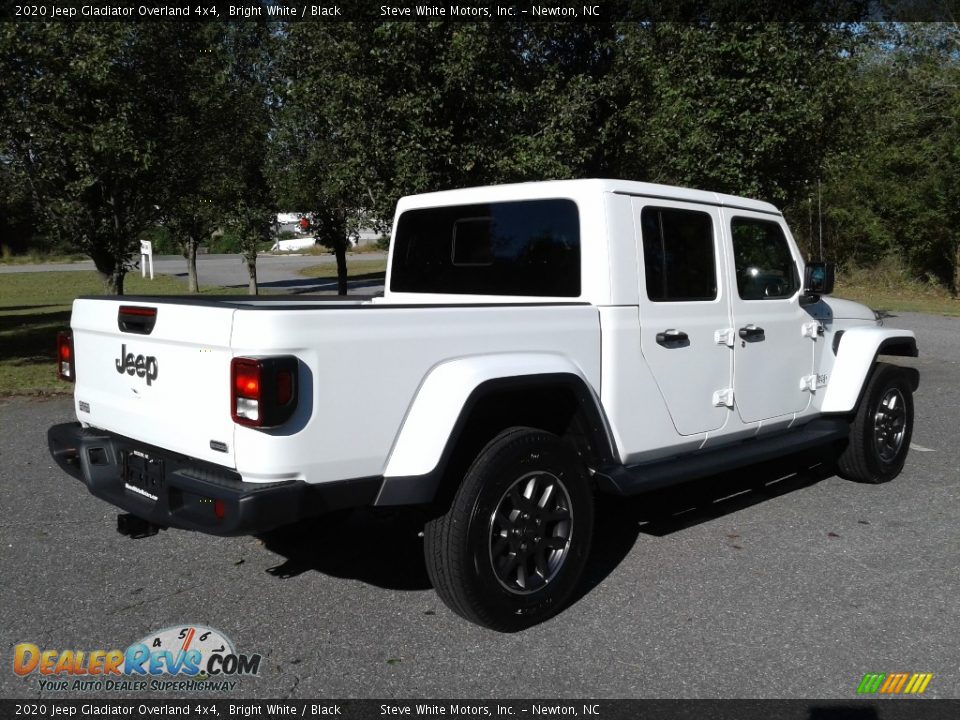 2020 Jeep Gladiator Overland 4x4 Bright White / Black Photo #6