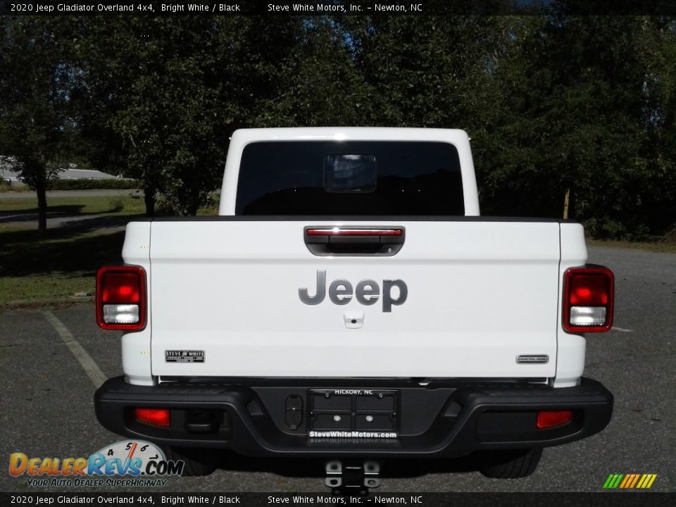 2020 Jeep Gladiator Overland 4x4 Bright White / Black Photo #7