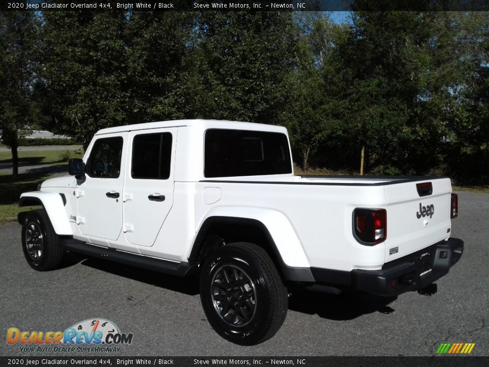 2020 Jeep Gladiator Overland 4x4 Bright White / Black Photo #8