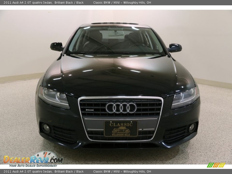 2011 Audi A4 2.0T quattro Sedan Brilliant Black / Black Photo #2