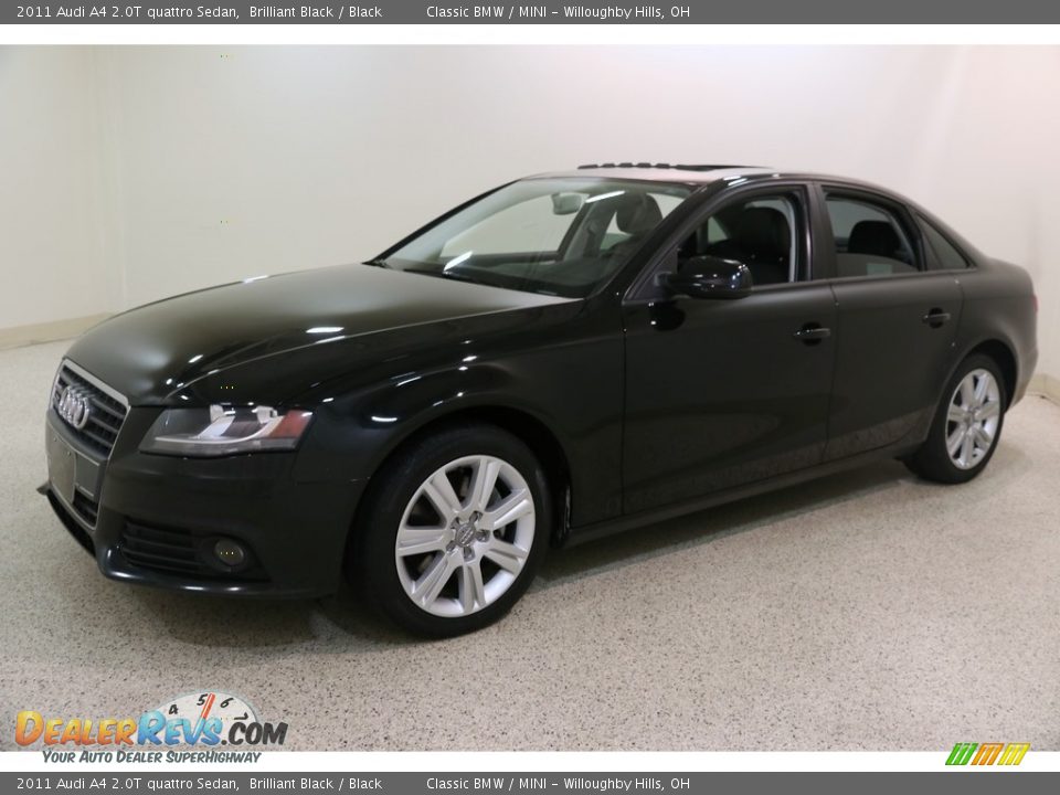 2011 Audi A4 2.0T quattro Sedan Brilliant Black / Black Photo #3