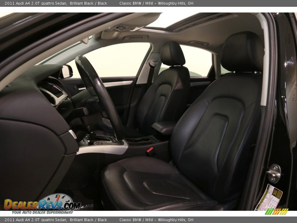 2011 Audi A4 2.0T quattro Sedan Brilliant Black / Black Photo #5