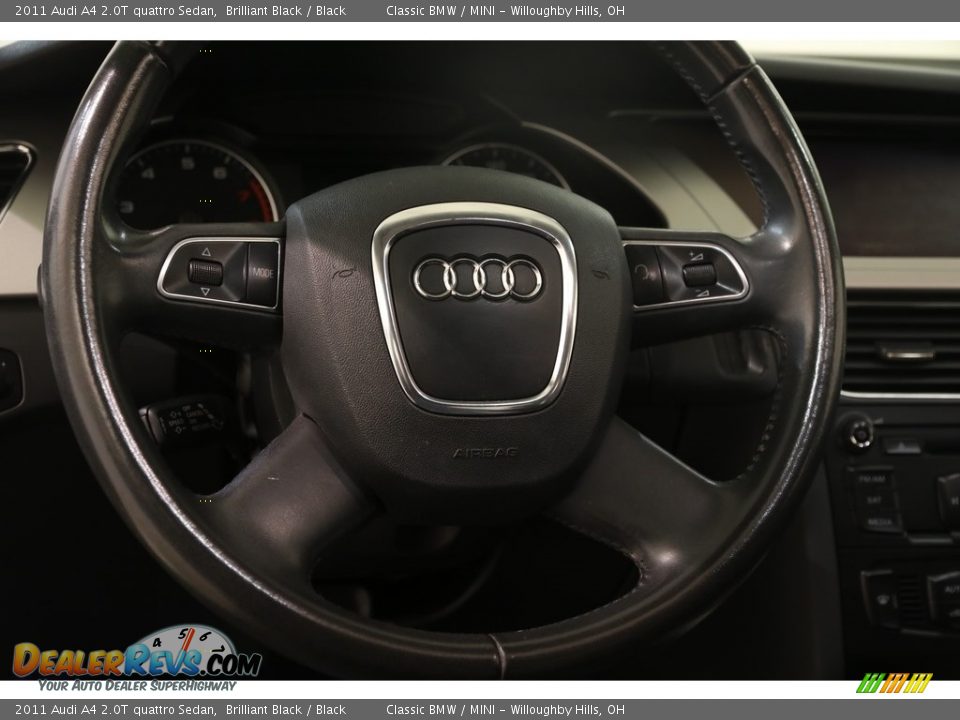 2011 Audi A4 2.0T quattro Sedan Brilliant Black / Black Photo #6