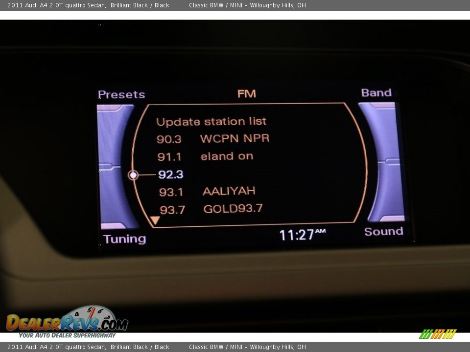 2011 Audi A4 2.0T quattro Sedan Brilliant Black / Black Photo #8