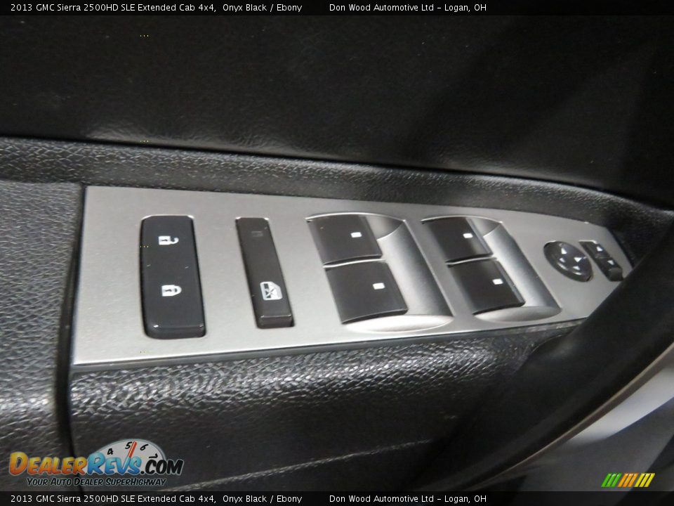 2013 GMC Sierra 2500HD SLE Extended Cab 4x4 Onyx Black / Ebony Photo #15