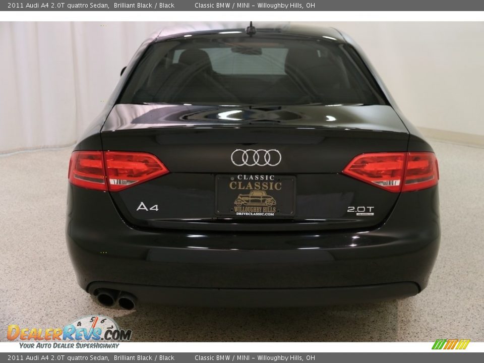 2011 Audi A4 2.0T quattro Sedan Brilliant Black / Black Photo #18