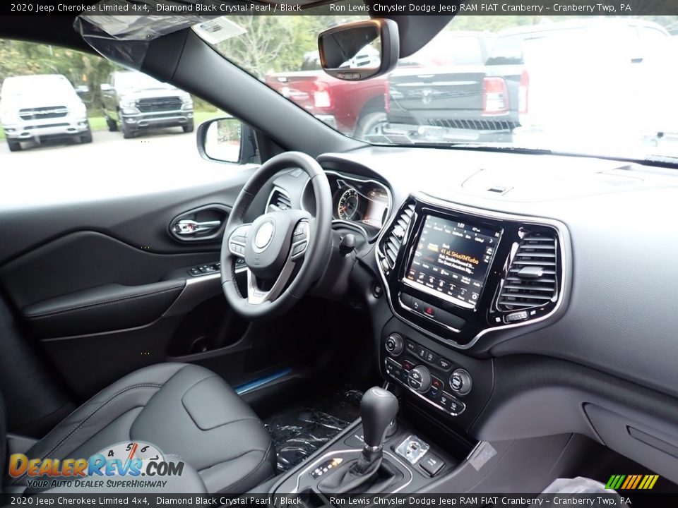 2020 Jeep Cherokee Limited 4x4 Diamond Black Crystal Pearl / Black Photo #11
