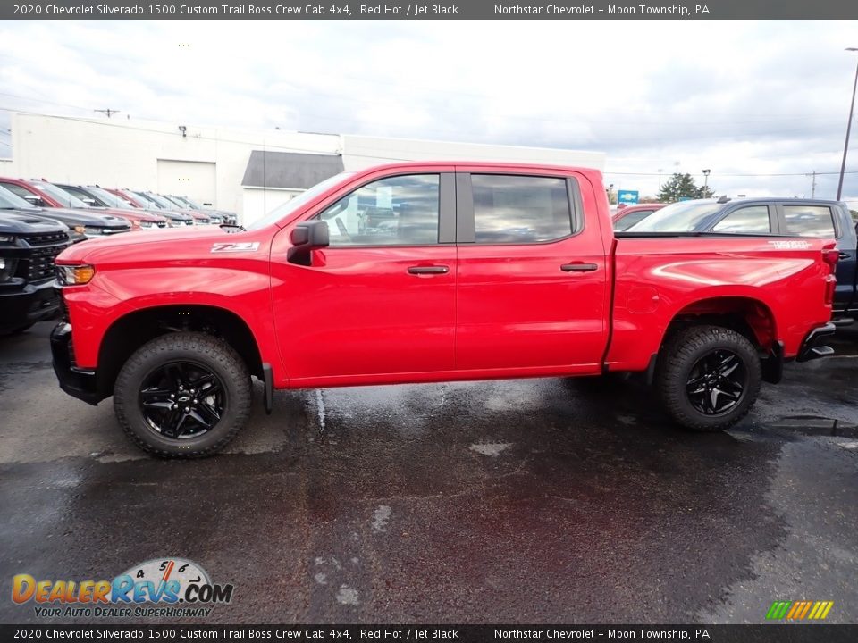 Red Hot 2020 Chevrolet Silverado 1500 Custom Trail Boss Crew Cab 4x4 Photo #2