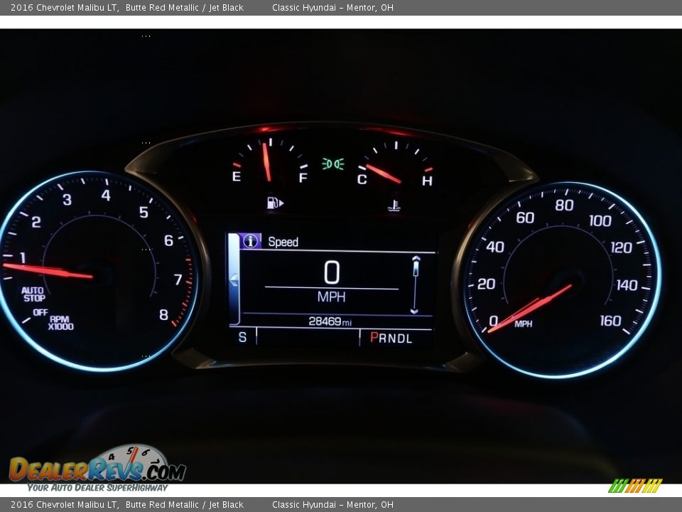 2016 Chevrolet Malibu LT Butte Red Metallic / Jet Black Photo #7