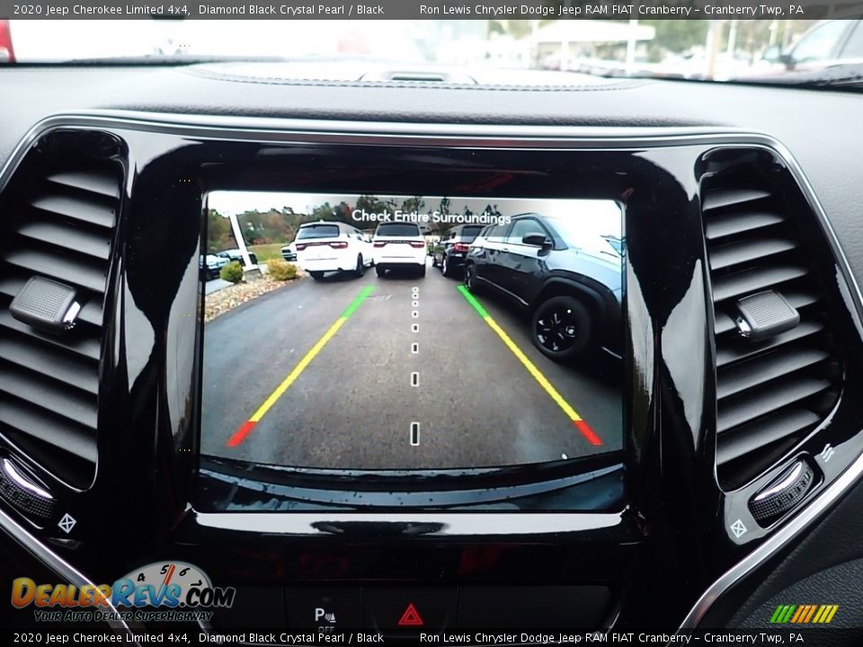 2020 Jeep Cherokee Limited 4x4 Diamond Black Crystal Pearl / Black Photo #18