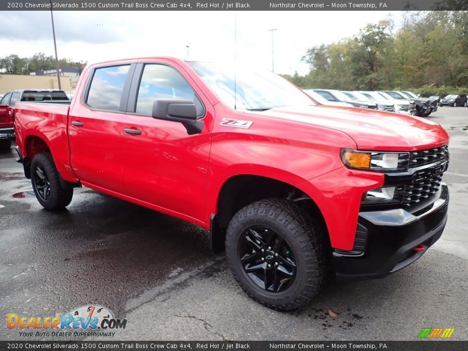 Red Hot 2020 Chevrolet Silverado 1500 Custom Trail Boss Crew Cab 4x4 Photo #7