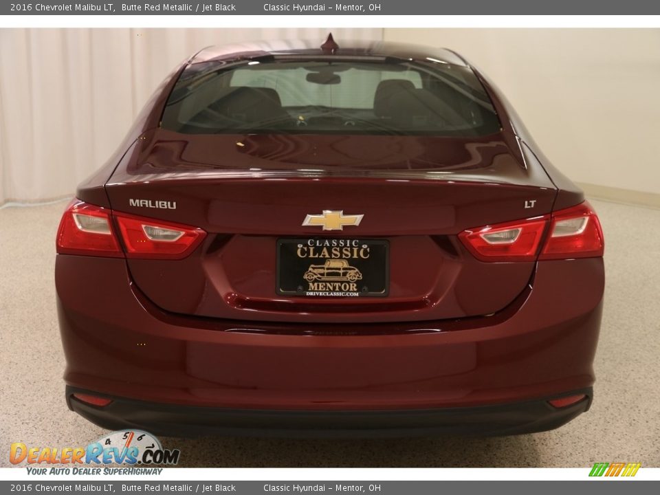 2016 Chevrolet Malibu LT Butte Red Metallic / Jet Black Photo #17