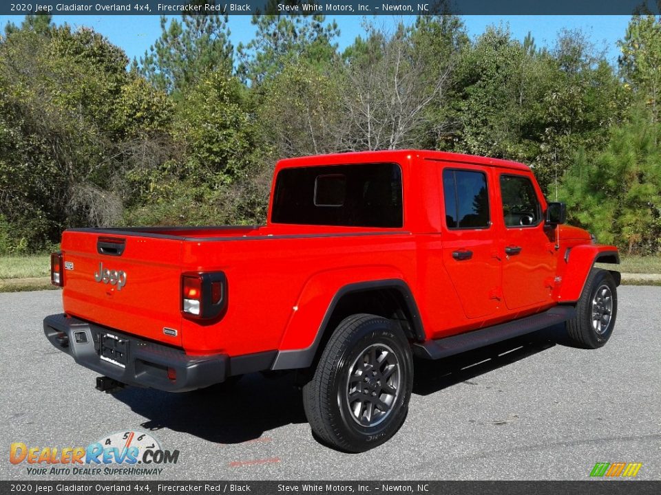 2020 Jeep Gladiator Overland 4x4 Firecracker Red / Black Photo #6