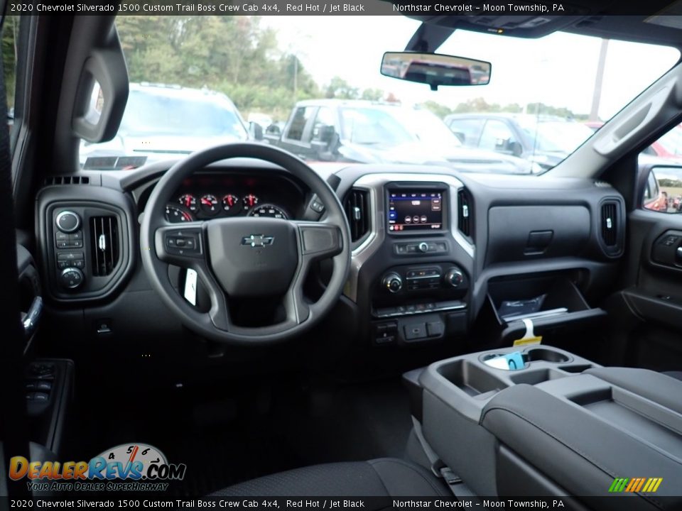 Dashboard of 2020 Chevrolet Silverado 1500 Custom Trail Boss Crew Cab 4x4 Photo #12