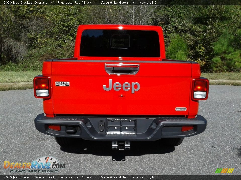 2020 Jeep Gladiator Overland 4x4 Firecracker Red / Black Photo #7