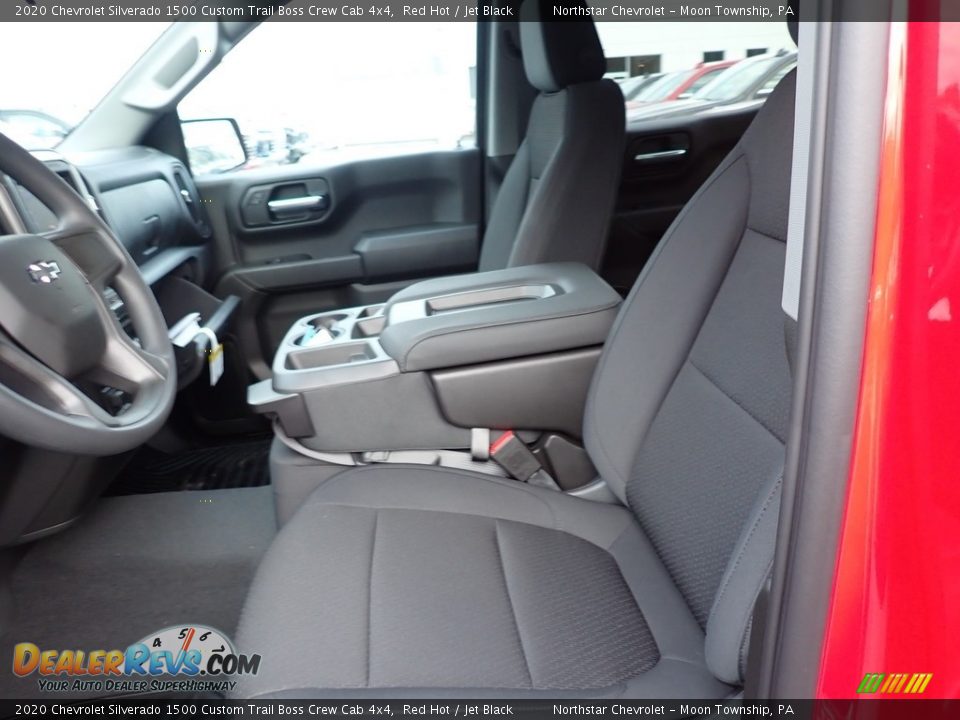 Front Seat of 2020 Chevrolet Silverado 1500 Custom Trail Boss Crew Cab 4x4 Photo #13