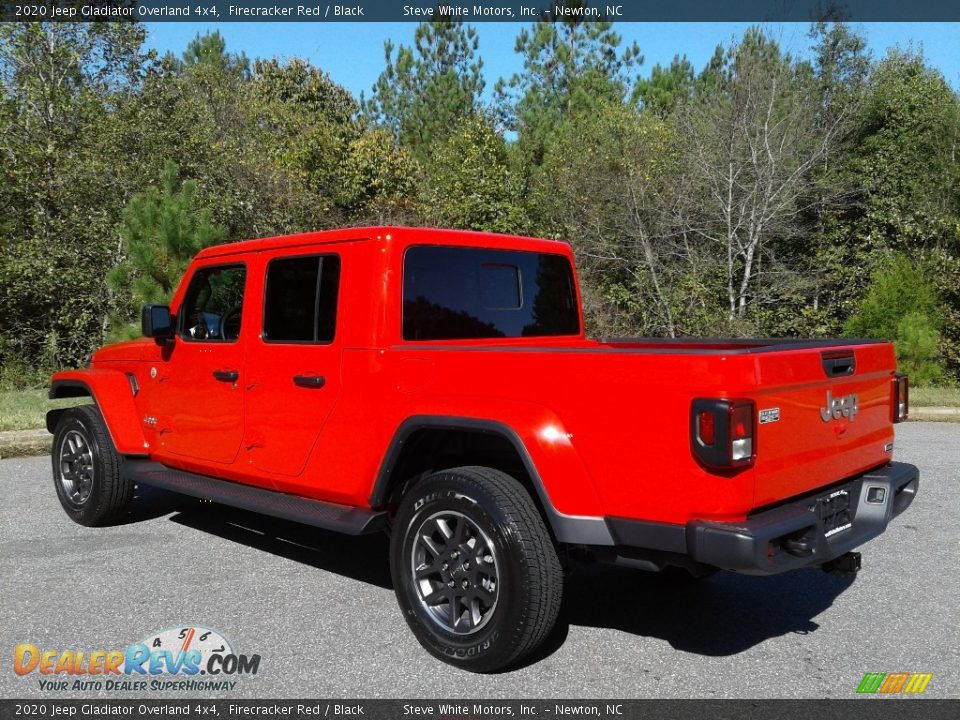 2020 Jeep Gladiator Overland 4x4 Firecracker Red / Black Photo #8