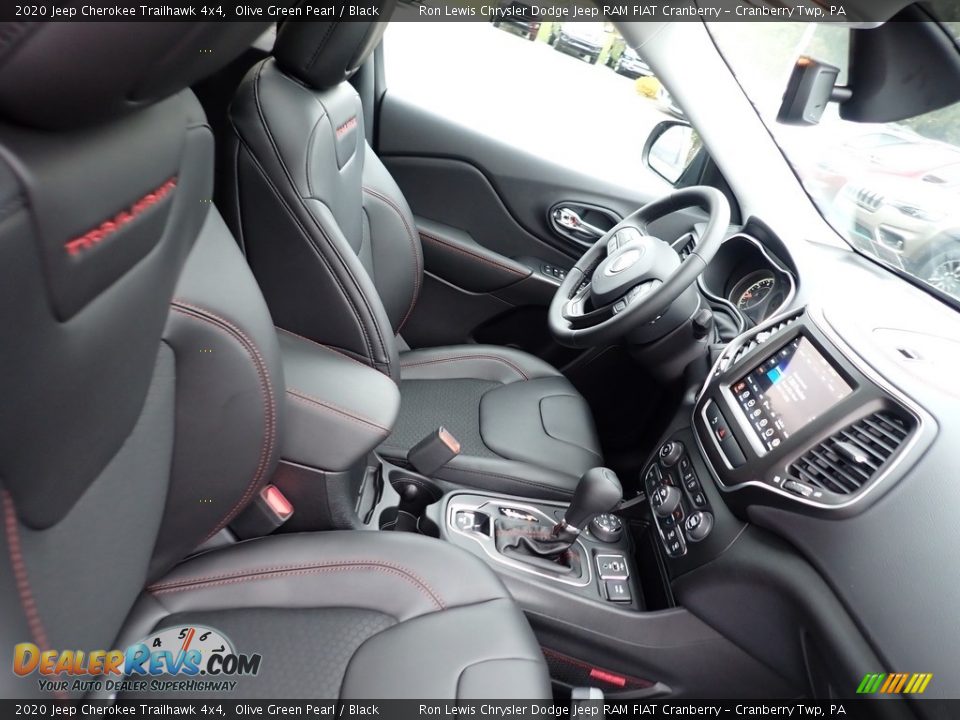 Front Seat of 2020 Jeep Cherokee Trailhawk 4x4 Photo #10