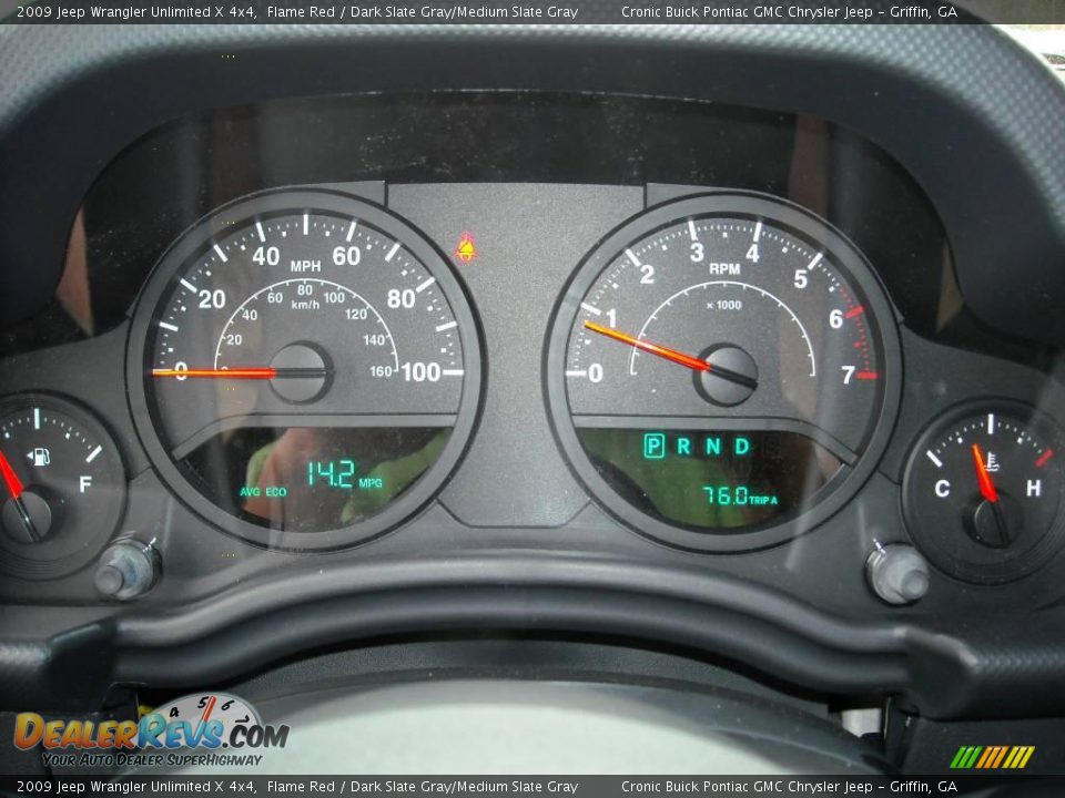 2009 Jeep Wrangler Unlimited X 4x4 Flame Red / Dark Slate Gray/Medium Slate Gray Photo #27