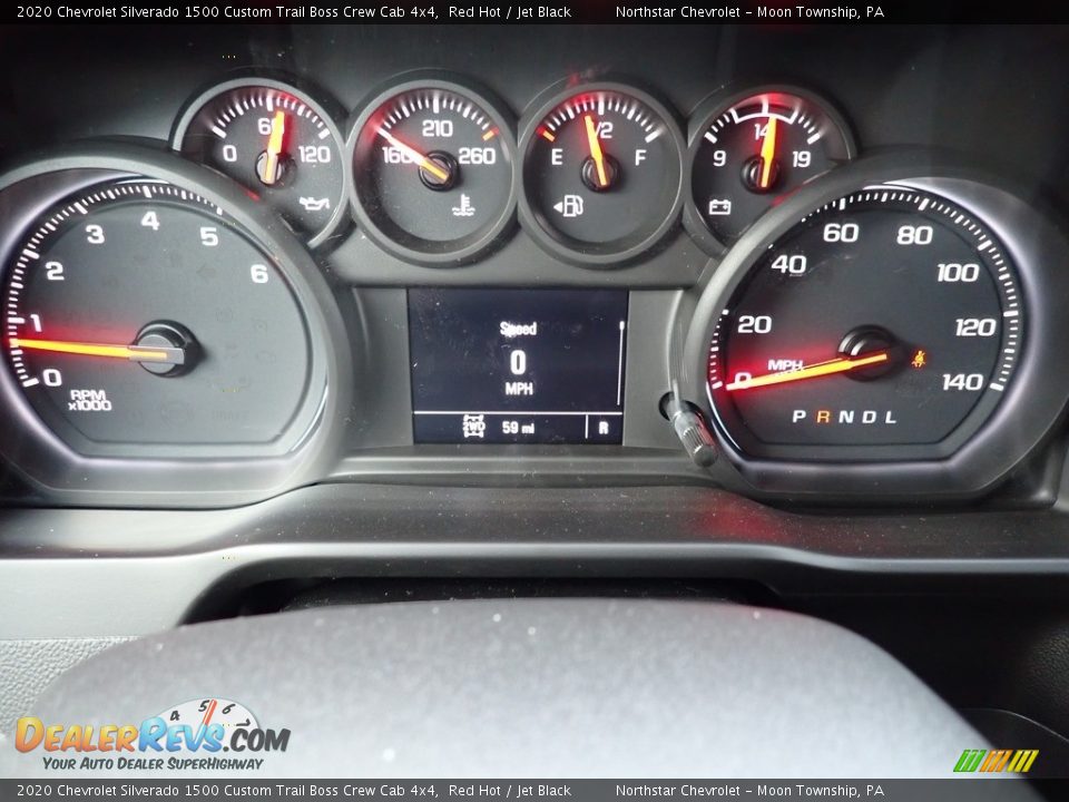2020 Chevrolet Silverado 1500 Custom Trail Boss Crew Cab 4x4 Gauges Photo #19