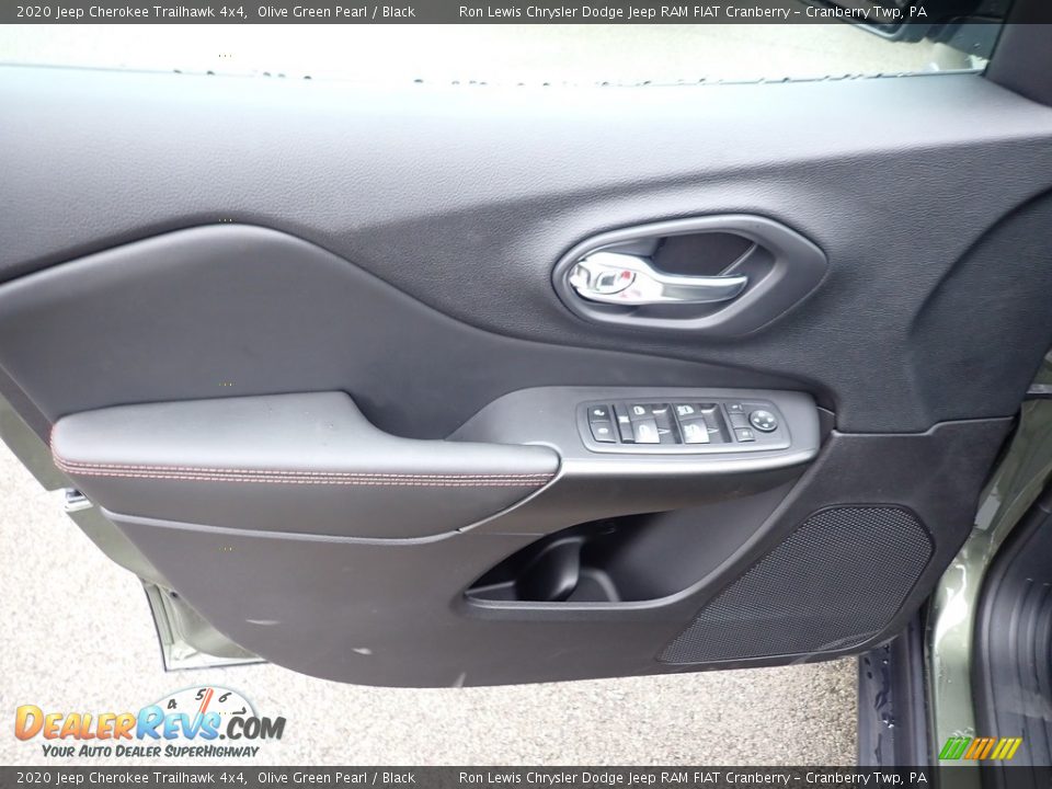 2020 Jeep Cherokee Trailhawk 4x4 Olive Green Pearl / Black Photo #14