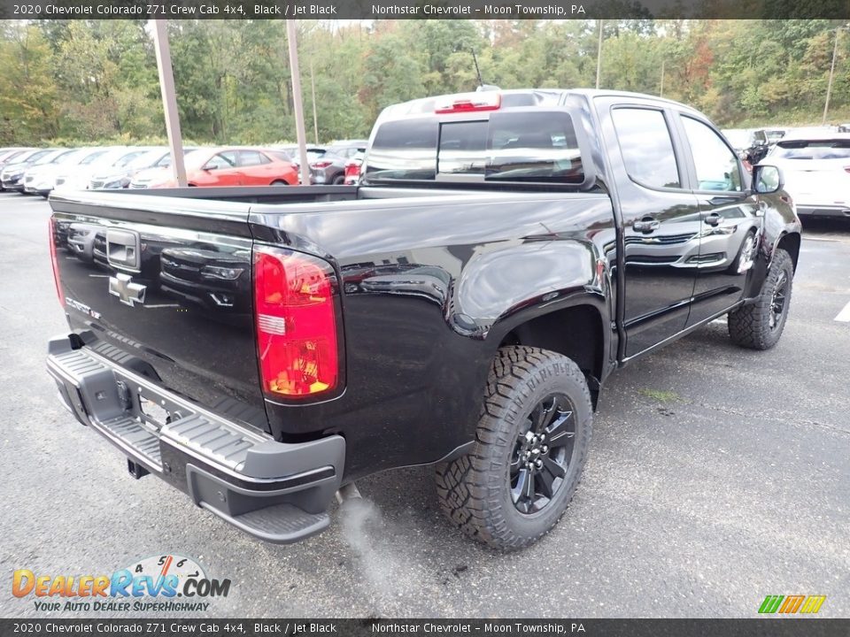 2020 Chevrolet Colorado Z71 Crew Cab 4x4 Black / Jet Black Photo #4