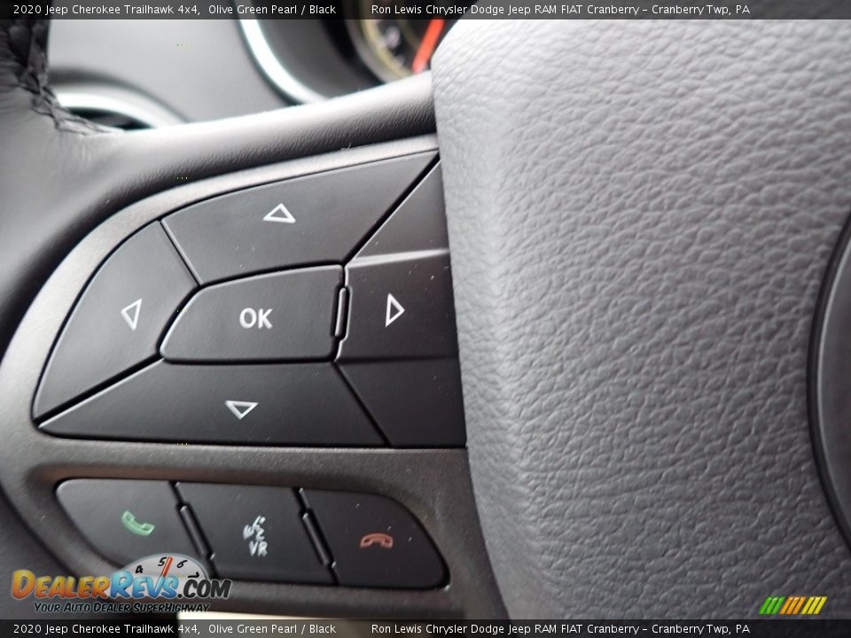 2020 Jeep Cherokee Trailhawk 4x4 Steering Wheel Photo #20