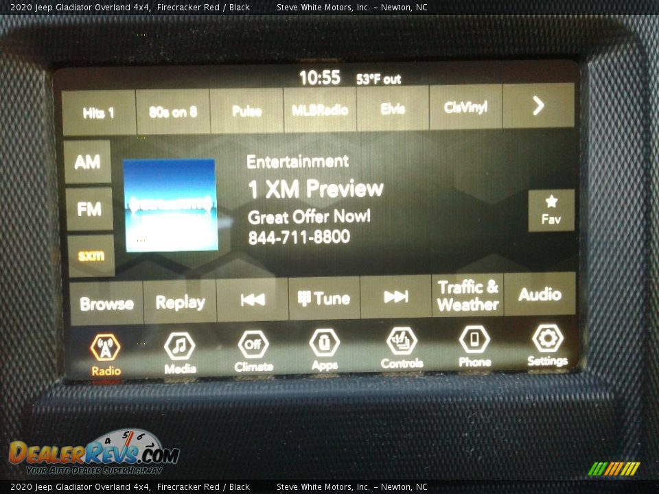 2020 Jeep Gladiator Overland 4x4 Firecracker Red / Black Photo #20