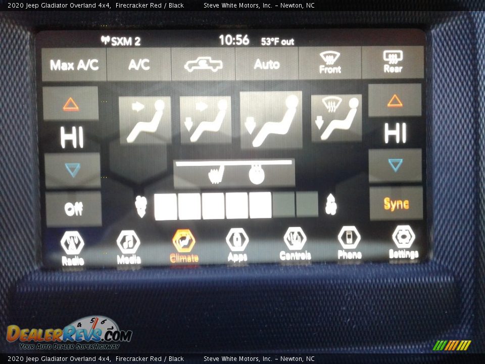 2020 Jeep Gladiator Overland 4x4 Firecracker Red / Black Photo #22