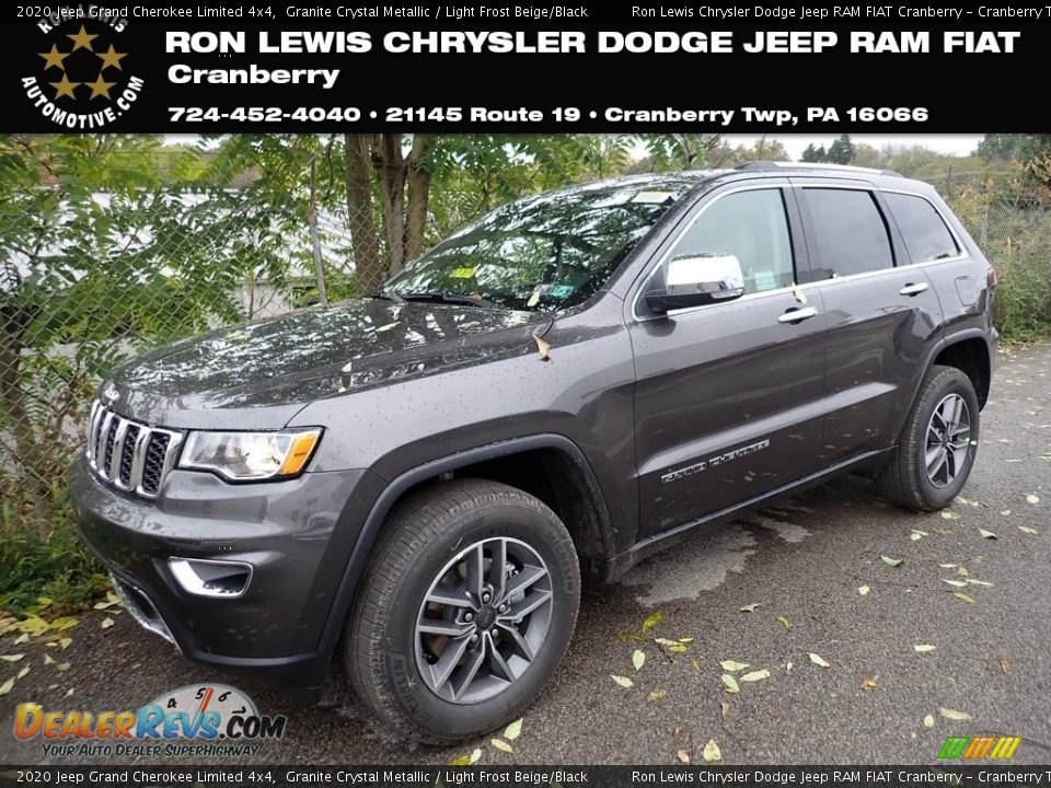 2020 Jeep Grand Cherokee Limited 4x4 Granite Crystal Metallic / Light Frost Beige/Black Photo #1