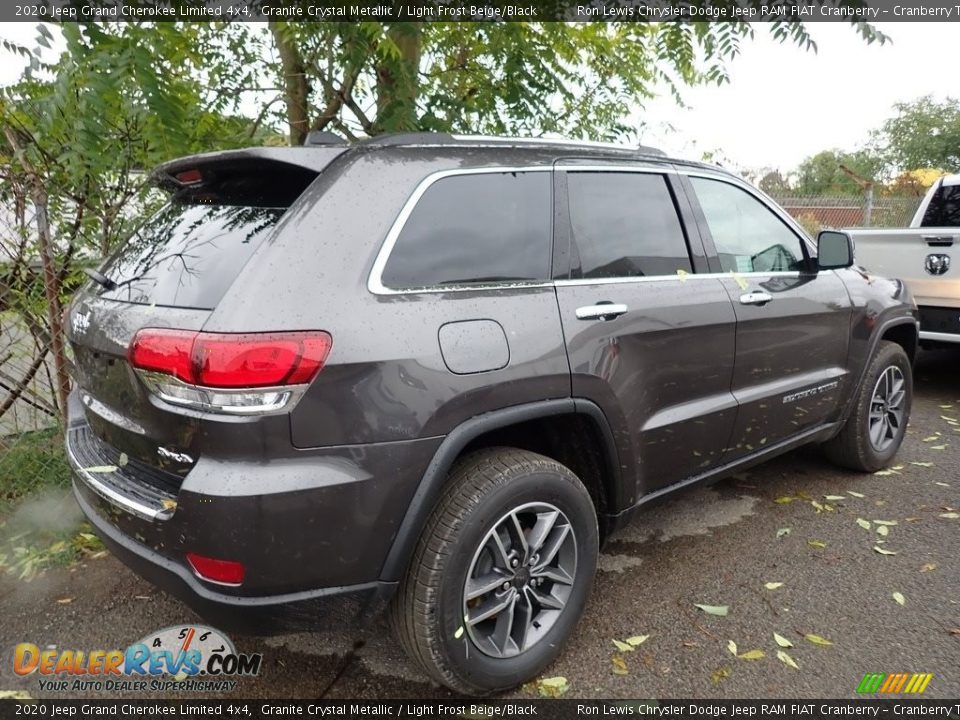 2020 Jeep Grand Cherokee Limited 4x4 Granite Crystal Metallic / Light Frost Beige/Black Photo #5