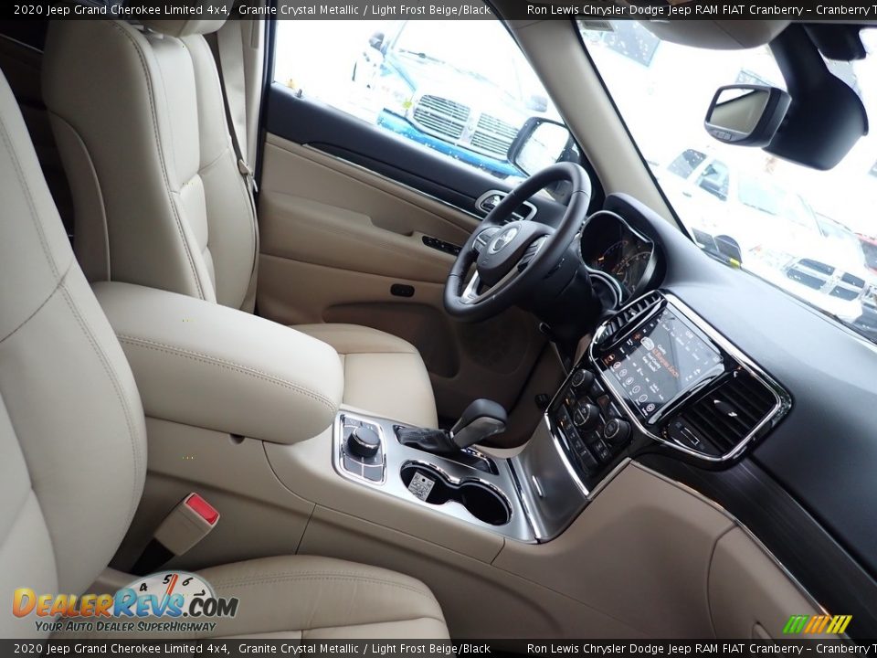 2020 Jeep Grand Cherokee Limited 4x4 Granite Crystal Metallic / Light Frost Beige/Black Photo #8